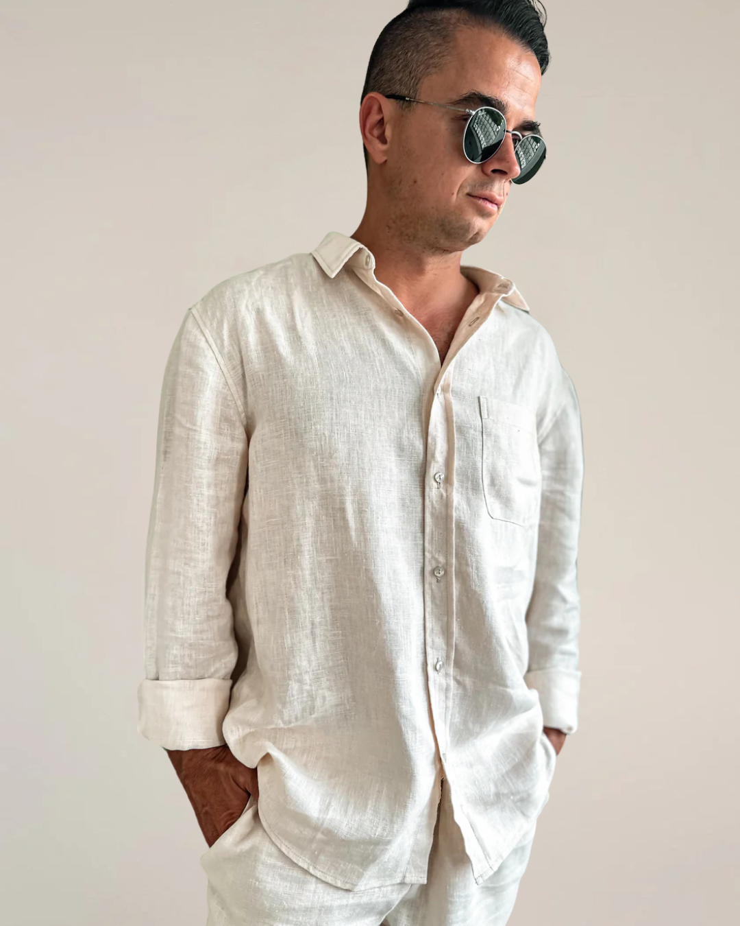 Men's linen suit PALM